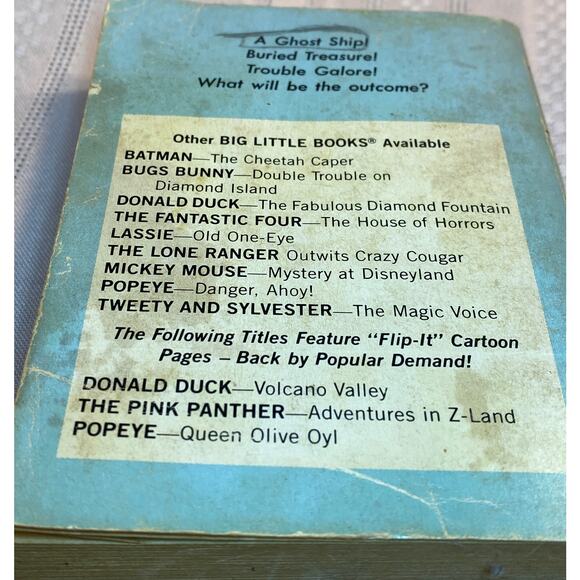 Vintage 1967 Big Little Books POPEYE; Ghost Ship to Treasure Island GUC - Picture 11 of 15